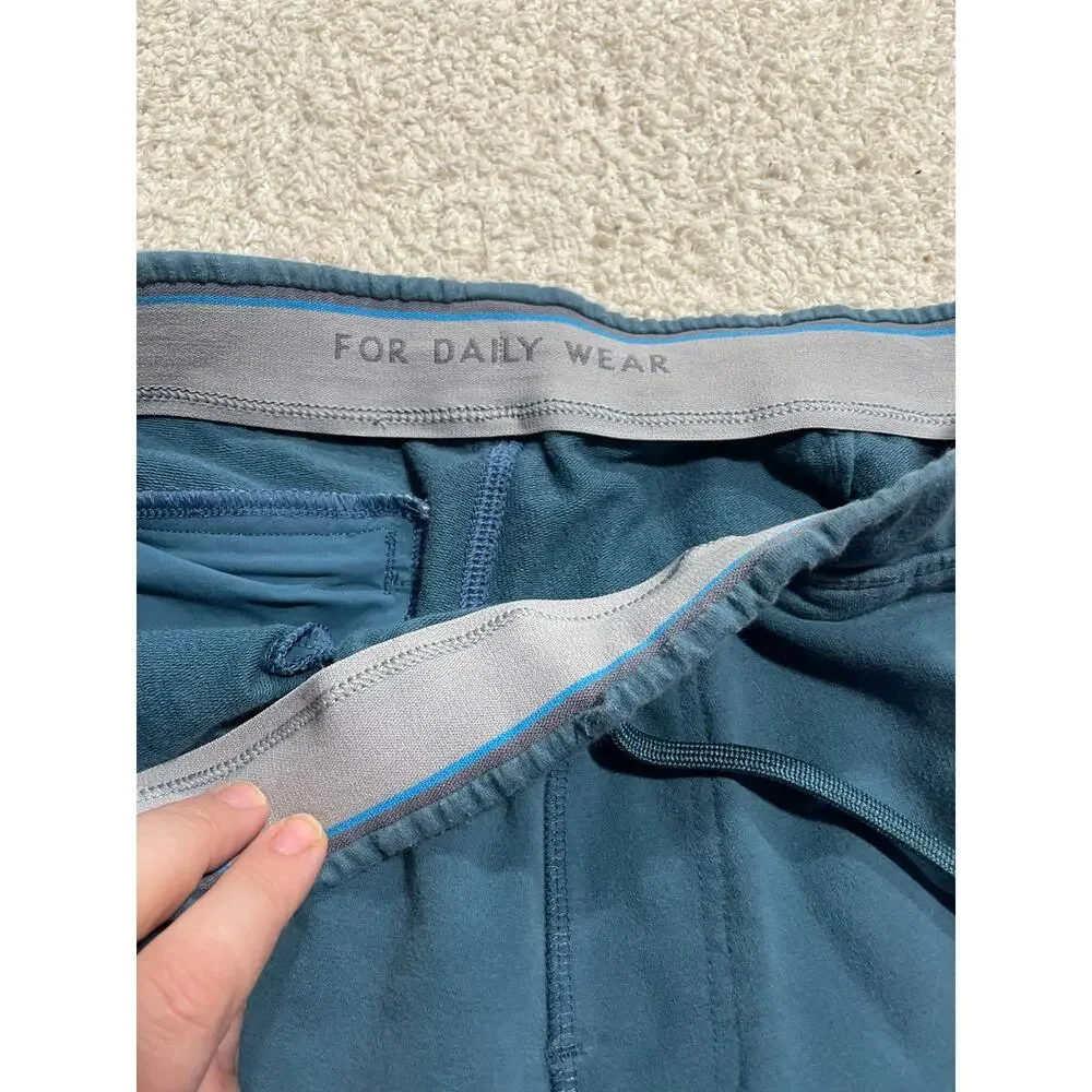 Mack Weldon Sweatpants Lounge Pants Casual Joggers Drawstring Mens Medium Blue